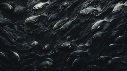 fish whitewash wood background