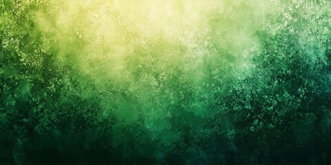 Obraz premium Bright Green Gradient with a Grainy Texture, Generative AI