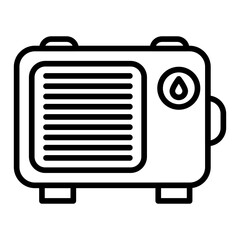 AC Compressor Vector Icon