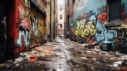 Fototapeta premium dilapidated peeling paint wall