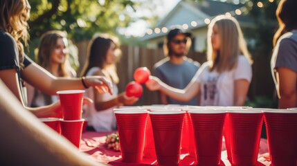 backyard beer pong cups