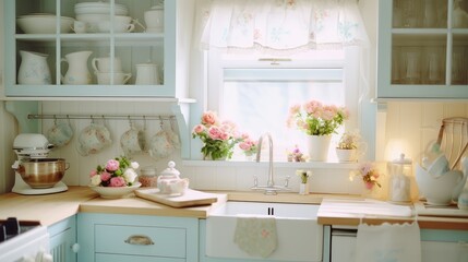 sink country chic kitchen