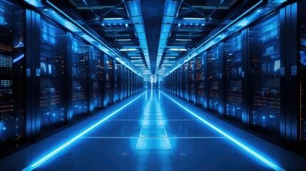 Fototapeta premium infrastructure high tech data center