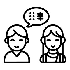 Language Barrier Icon