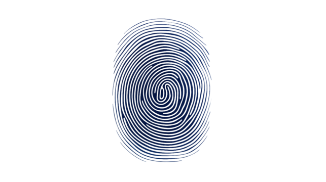 Abstract Fingerprint Galaxy Spiral Night Sky Design