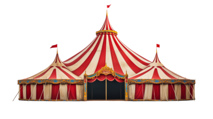 Vintage Circus Tent Big Top Spectacle Show