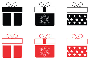 Gifts icon, Surprising gift boxes vector illustration