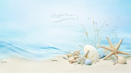 watercolor wedding invite blue