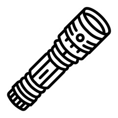Tactical Flashlight Icon