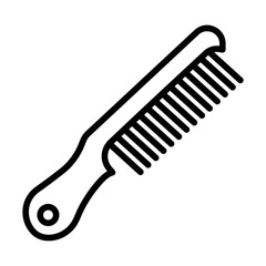 Beard Comb Vector Icon