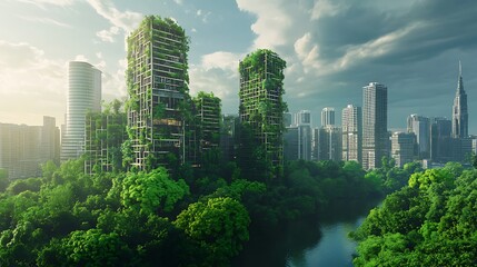 modern city landscape