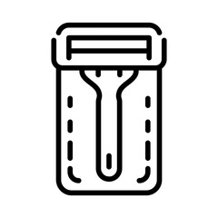 Disposable Razor Vector Icon