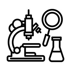 Crime Lab Vector Icon