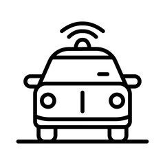 Self driving Car Icon