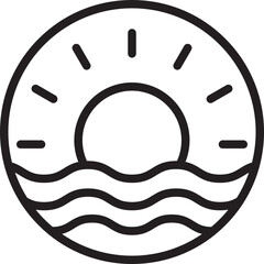 Renewable Heat Vector Icon