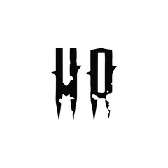 Obraz premium VD monogram logo design letter text name symbol monochrome logotype alphabet character simple logo