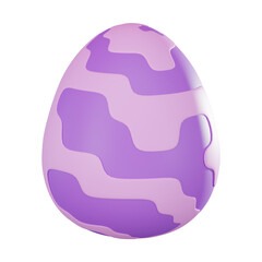 3D render, Easter Egg and Celebrations, Icon Illustration