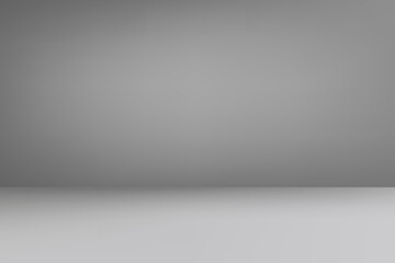 Empty gray studio 3d vector background for product design
