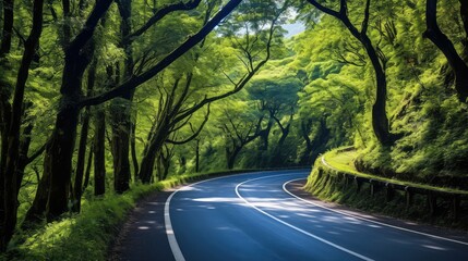 Fototapeta premium scenic blue road