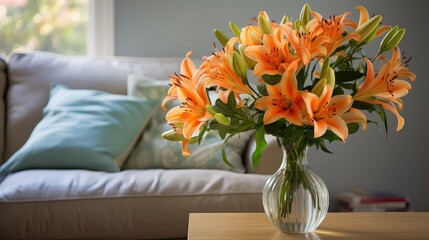 flowers orange lily