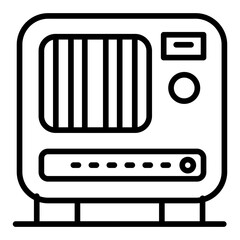 Cable Machine Vector Icon