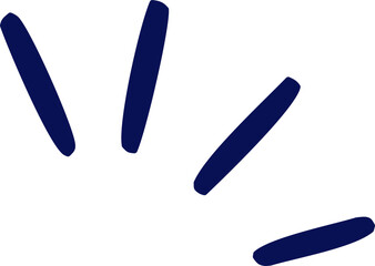 set of blue and white plastic caps