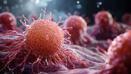 Colon cancer stages viewed, digestive tissue affected, abnormal growth visualized