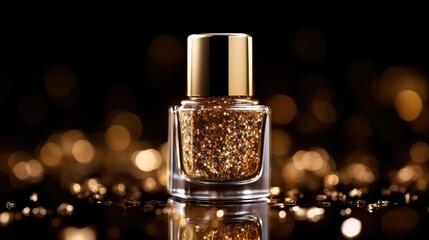shimmer glitter gold transparent