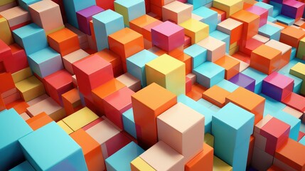 Obraz premium dynamic box 3d