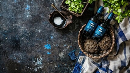 A modern luxury branding shot featuring a bottled bird's nest health drink.