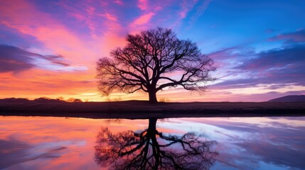 Obraz premium serenity bright blue sky