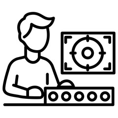 VFX Compositing Vector Icon