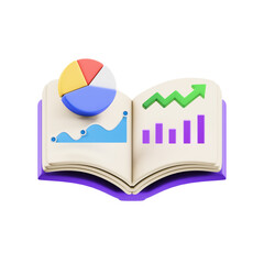 statistic school subject 3d illustration