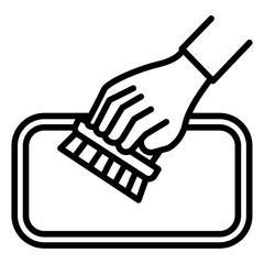 Scrubbing Sink Vector Icon