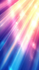 Obraz premium Bright and colorful light rays create dreamy gradient background