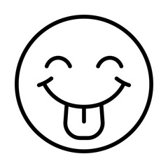 Face Savoring Food Icon