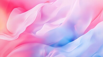 Obraz premium Pastel Pink and Blue Draped Fabric Texture Background