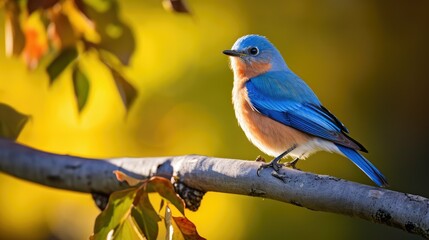 wildlife eastern blue bird