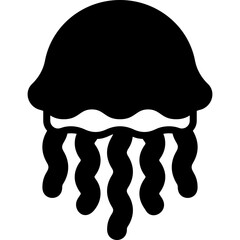 Jellyfish glyph icon