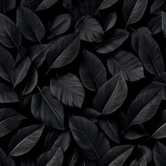 black leaves background