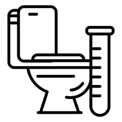 Stool Test Vector Icon