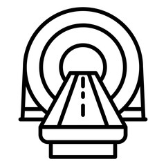 CT Scan Vector Icon