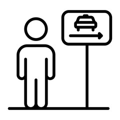 Pickup Point Vector Icon