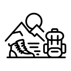 Day Trip Vector Icon