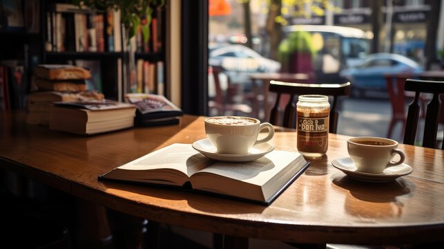 tble book on a table