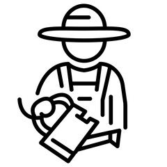 Gardener Vector Icon
