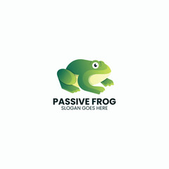 Passive Frog Gradient Colorful Logo