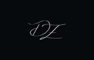 A minimal yet stylish depiction of white cursive lettering forming DZ on a dark background, symbolizing elegance and simplicity.