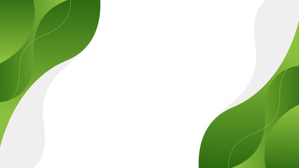 Abstract green fluid wave background. Nature color. Modern dynamic wallpaper. Template banner background for sales, business, ads, events, posters, websites, and pages