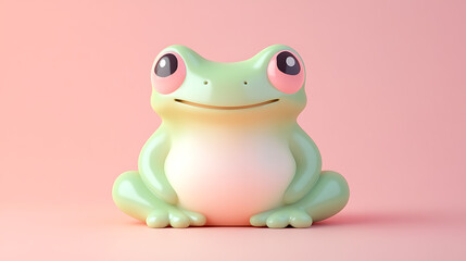 Obraz premium Cute Frog 3D